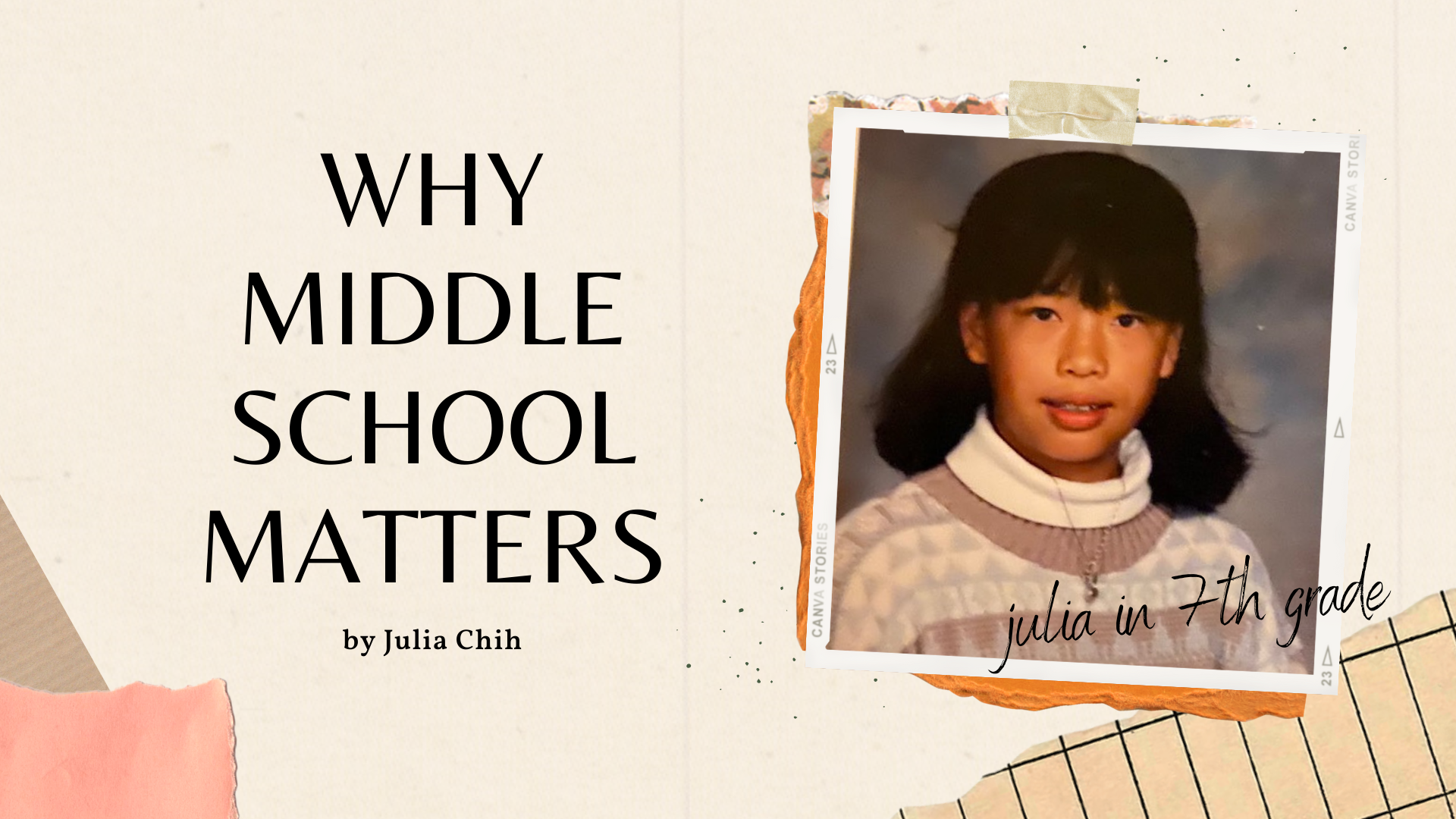 Why Middle School Matters?